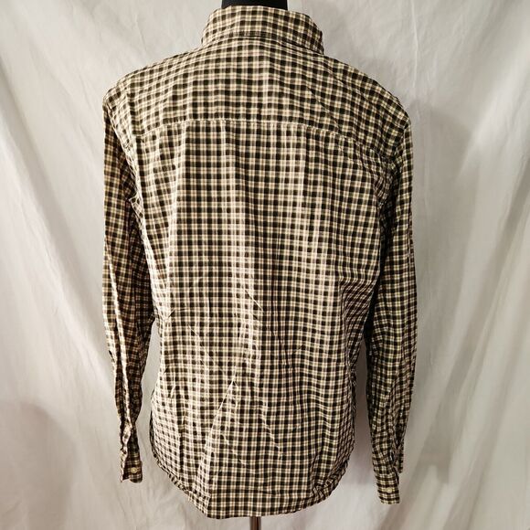 Lauren Ralph Lauren L 100% Cotton Plaid Lightweight Button Down Shirt Fall Color - Picture 8 of 12